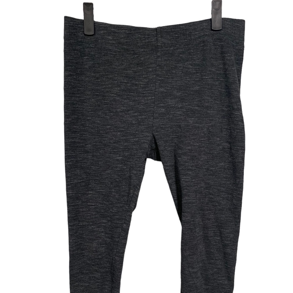 Women's Grey Spandex Capri Leggings